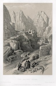 The Theatre in Petra by Unbekannter Künstler