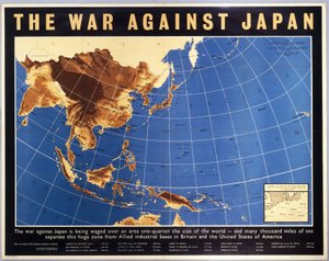 The War against Japan, poster, c 1944 by Unbekannt