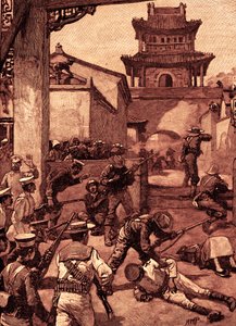 The War in China: The Fighting at Tientsin by Unbekannter Künstler