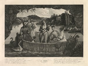 The Water, Paris (engraving) by Unbekannter Künstler