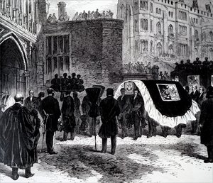 The funeral of Henry John Temple, 3rd Viscount Palmerston by Unbekannt