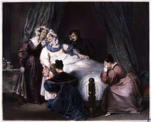 The Irreparable Loss, Even Dead in Childbirth by Unbekannter Künstler