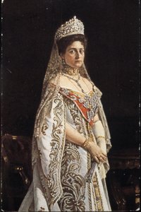 Tsarina Alexandra Fyodorovna (1872-1918) by Unbekannter Künstler