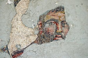 Two Athletes Mosaic, from Samandagi, Turkey by Unbekannt