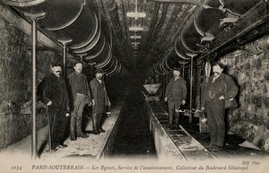 Underground Paris - the sewers by Unbekannter Künstler