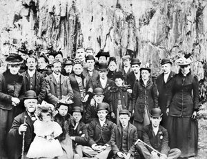 United Kingdom: A Group of People on An Outing, c1910