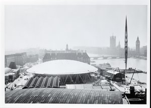 View of the Dome of Discovery built for the Festival of Britain, opened 4 May 1951 by Unbekannt
