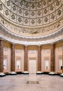 View of the Marble Saloon, Stowe House, Buckinghamshire, Built 1777-1780 by Unbekannt
