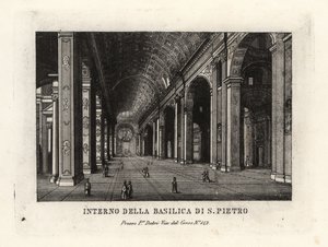 View of the interior of St. Peter