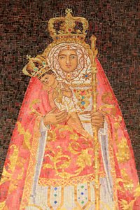 Virgin and child, Basilica of the Annunciation, Nazareth, Israel by Unbekannt