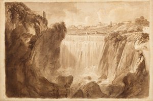 Waterfalls of Tivoli by Unbekannter Künstler