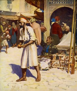 Water seller, Palestine