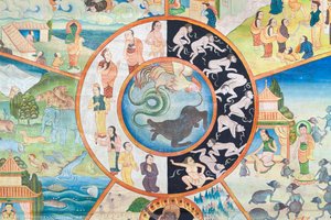 Wheel of Life (detail) by Unbekannter Künstler