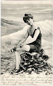 Woman in Swimsuits, c. early 1900s by Alec Hunter
