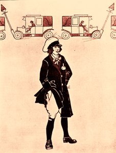 Woman Taxi Driver During World War I by Unbekannter Künstler