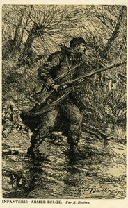 World War 1: Infantry soldier of the Belgium Army