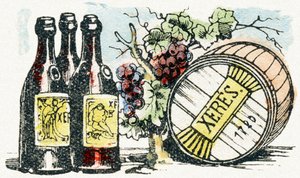 X: Sherry - Child Entertainment Alphabet circa 1890 (lithograph) by Unbekannt