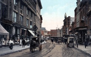 Yonkers, New York - North Broadway Street in the City North of the Bronx, New York City, Early 20th Century by Unbekannter Künstler