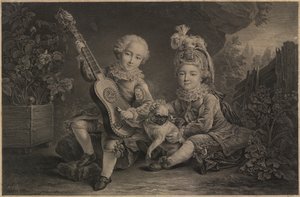 Young Children Playing, Paris, c.1775