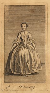 Young lady dancing in a room
