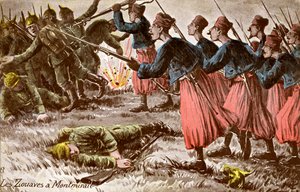 Zouave at Montmirail on the Western Front