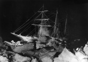 Imperial Trans-Antarctic Expedition: the Endurance stuck fast, c.1914-17 by Underwood & Underwood