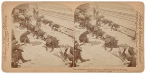 The Gallant 25th Preparing to Embark for Cuba, 1898