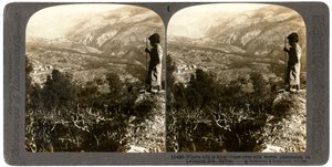 A Silkworm Plantation in the Lebanon Mountains, Syria, 1900s by Underwood and Underwood