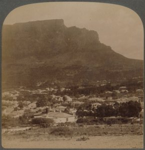 Cape Town and Table Mountain, West from Foot of Signal Hill, South Africa, 1902