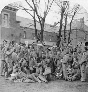 Convalescent Soldiers, General Hospital No. 10, Bloemfontein, South Africa, Boer War, 1901