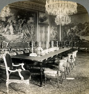 Council chamber of King Oscar II, Royal Palace, Stockholm, Sweden