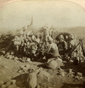 Gordon Highland Signallers on Signal Hill, Euslin, South Africa, Boer War