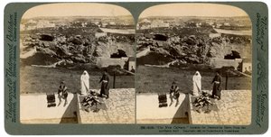 Jerusalem as Seen from the Damascus Gate, Palestine, 1901 by Underwood and Underwood