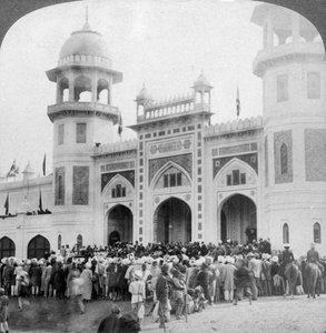Lord Curzon opening the Indian Art Exhibition, Delhi, India, 1903 by Underwood and Underwood