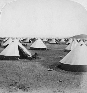 Military camp at De Aar, South Africa, Boer War