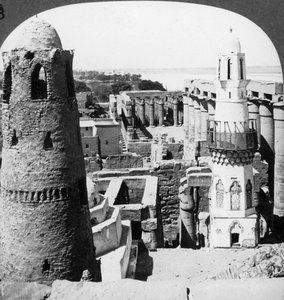 The Temple of Luxor, Egypt, 1905 by Underwood and Underwood