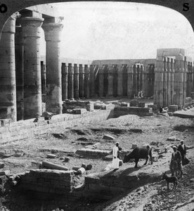 The Temple of Luxor, Thebes, Egypt, c1900