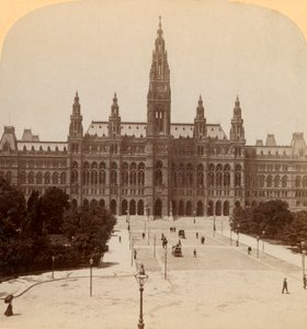 The Great Rathaus, Vienna, Austria Tower 320 ft. High, 1899 by Underwood and Underwood