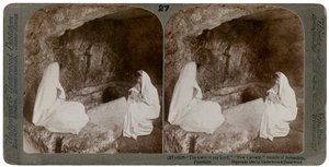 The tomb of Jesus, outside Jerusalem, Palestine