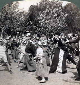 The Warlike Spirit of the Japanese Youth, Tokyo, Japan, 1896