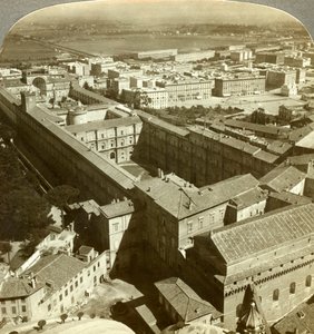 Vatican Palace from the dome of St. Peter