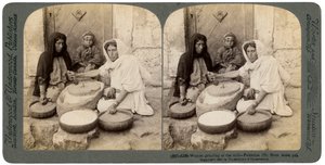 Women Grinding at the Mill, Palestine