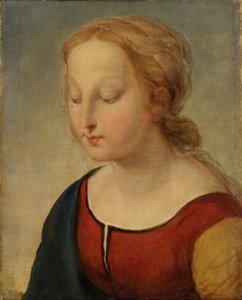 Head of the Madonna (from la Belle Jardiniere)