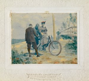 Bicyclists by Unidentified