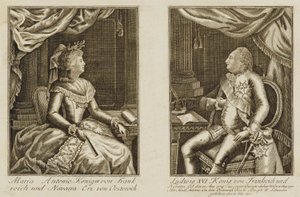 Marie Antoinette and Louis XVI by Unidentified