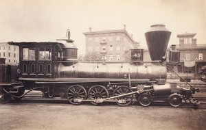 Pennsylvania Railroad Locomotive at the Altoona Repair Facility by Unidentified