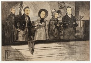 The Singing Seats in an Old-Time Country Church by Unidentified