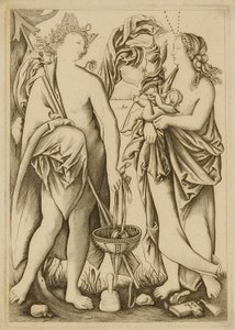 Two Figures with Baby