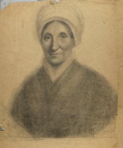 Woman Wearing Turban by Unidentified