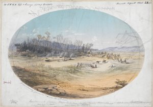 Cantonment Stevens, Looking Westward by Unknown